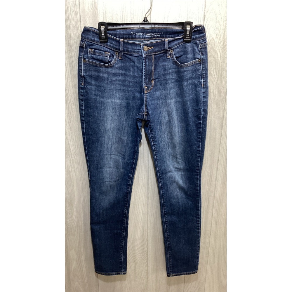 OLD NAVY Curvy Profile Women's‎ (Size 8) Blue Jeans Pocket Stretch